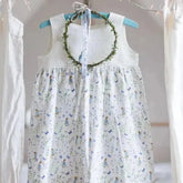 Baumwollstoff Elfengarten blau Acufactum